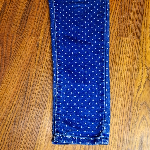 Celebrity Pink Women’s Skinny Jeans Size 5 Polka Dot Blue Stretch Denim A50 - Picture 4 of 9